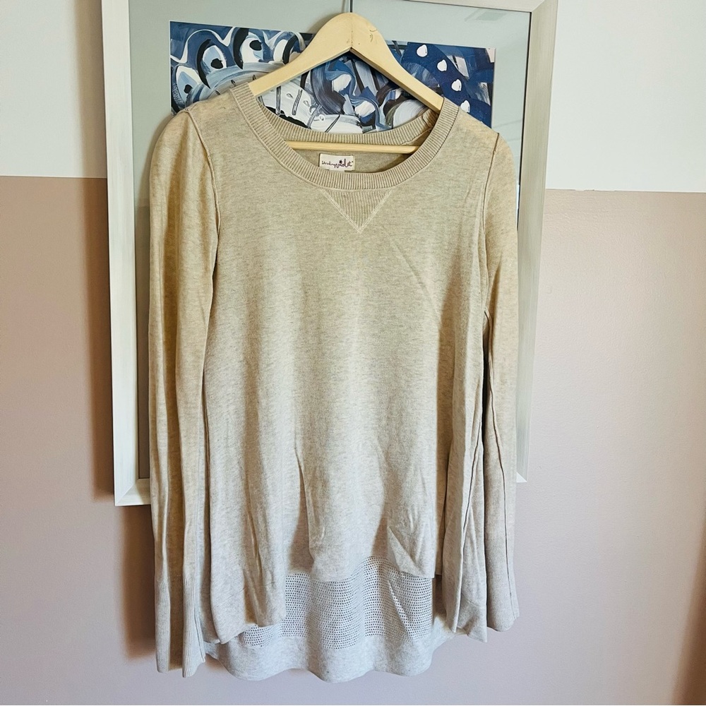 Light weight extra long sweater